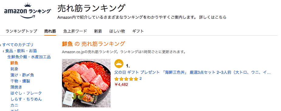 おかげさまでamazon ベストセラー１位 に輝きました 父の日注文承り中 マグロの吉井ブログ